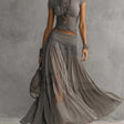 Elena | Coordinated Maxi Skirt and Top Ensemble
