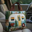 Vintage Camper Bear | Quilted Tote Bag