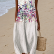 Penelope - Women's Sleeveless Printed Midi Casual Dress