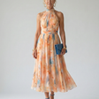 Elin™ Soft Halter Midi Dress