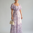 Vaelis | Midi Dress with Flutter Sleeves