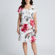 Keoni | Soft Petal Layered Knee Length Dress
