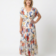 Savannah | Sleeveless Pleated Midi Dress with Short Hem