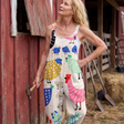Arlina | Printed Motif Sleeveless Jumpsuit