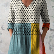 Valerie | Long Blouse with V-Neck