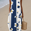 Nora - Women's Sleeveless Printed Midi Casual Dress