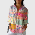 Lightweight and Colorful Blouse with Print
