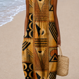 Eleanor - Women’s Sleeveless Relaxed Fit Midi Dress