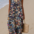 Stella - Women's Sleeveless Printed Midi Dress