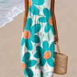 Penelope - Women’s Sleeveless Relaxed Fit Midi Dress