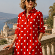 Alessia | Sunset Dot Dress