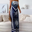 Helen | Vacation Ready Stylish Lace-Up Vest & Pants Two-Piece Set Dress