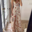 Paola | V-Neck Floral Dress with a Romantic Touch