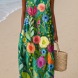 Zoe - Women's Sleeveless Printed Midi Casual Dress