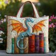 Quilted Bag | Emerald Dragon Book Guardian