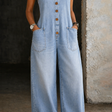 Sadie | Vintage Washed Denim Overalls