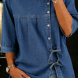 Lily | Retro Relaxed Fit Denim Top