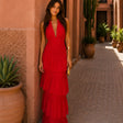 Manila dress in red