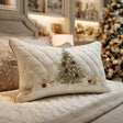 Snowy Haven Quilted Cushion Cover