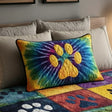 Love's Footprint Quilted Cushion Cover