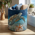 Handcrafted Turtle-Shaped Cushion Basket
