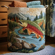 Handcrafted Laundry Basket | Serene Mountain Stream Design