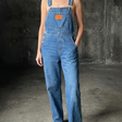 Harper | Classic Straight Leg Denim Bib Overalls