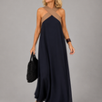 Velora™ | Elegant Cross-Design Maxi Dress