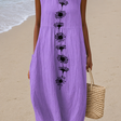 Emma™ Midi Dress Violet Bloom