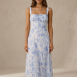 Blue Floral Dress