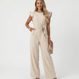 Nuria Jumpsuit with Adjustable Waist