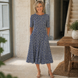 Sarah | Effortless Floral Midi Dress
