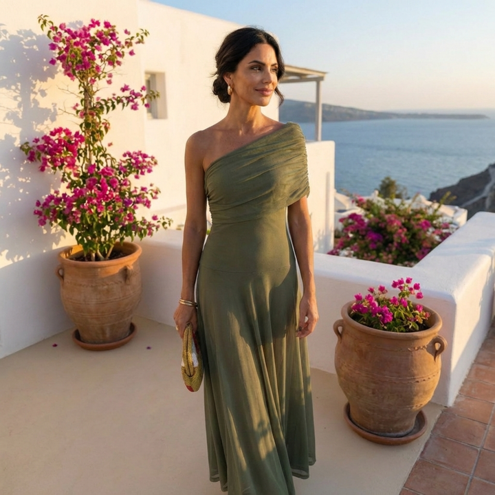 Uma | Elegant Flowing Wide Dress