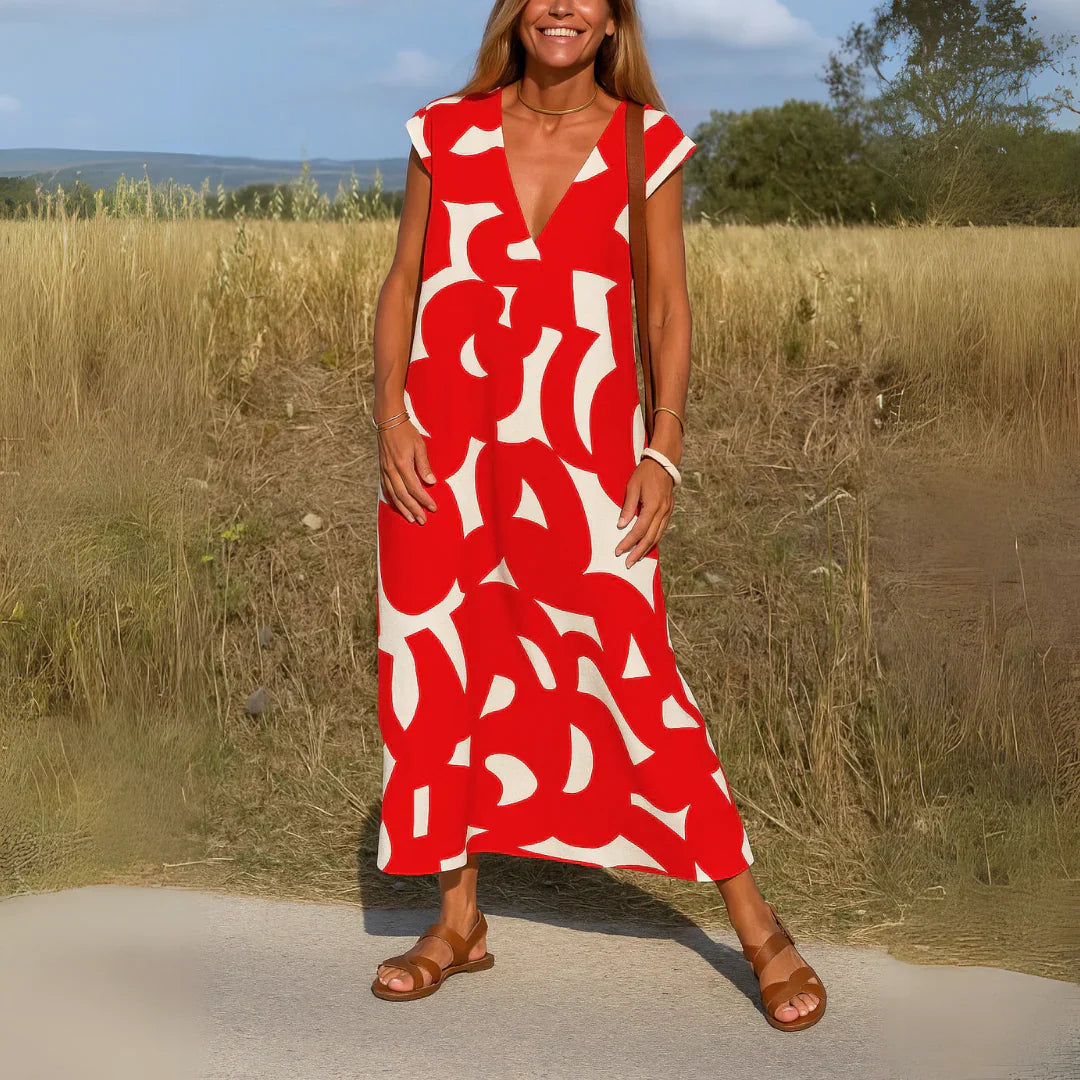 Tatiana™ | Maxi Dress with Cutwork Details