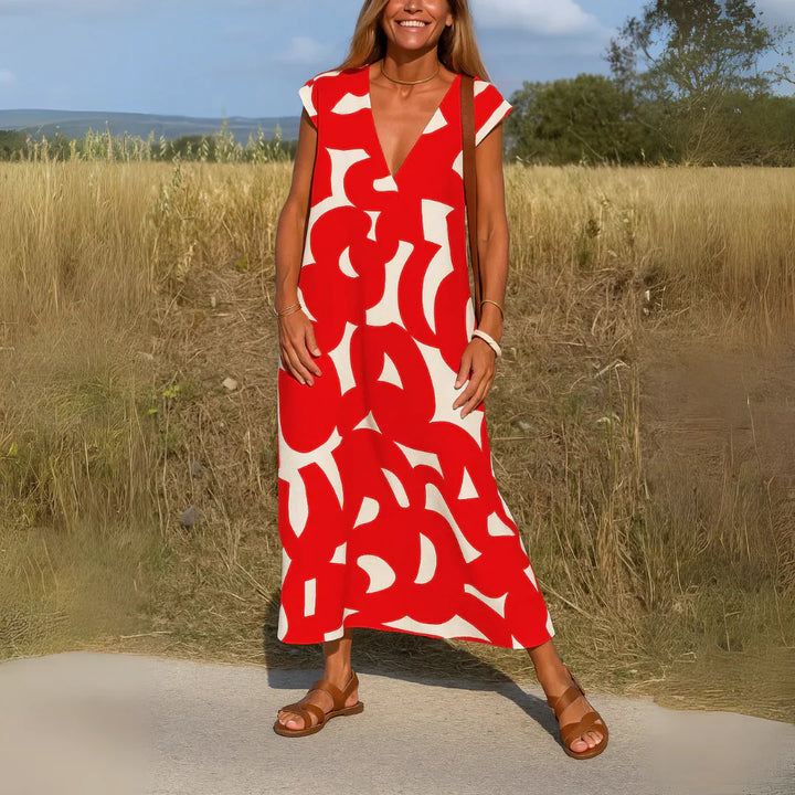 Tatiana™ | Maxi Dress with Cutwork Details