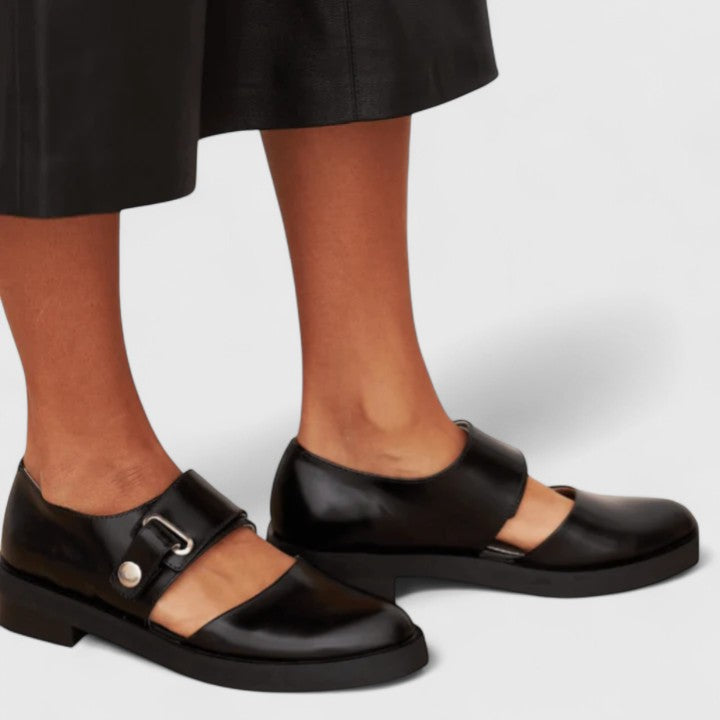 Orthopedic Mary Jane Shoes Leather