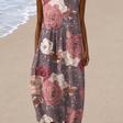 Victoria - Women’s Sleeveless Relaxed Fit Midi Dress
