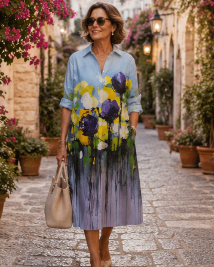 Eliana | Sunset Garden Dress