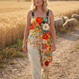 Beatrice | Floral Print Relaxed Wide-Leg Jumpsuit