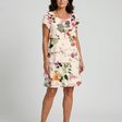 Silas | Refined Petal Knee Length Dress