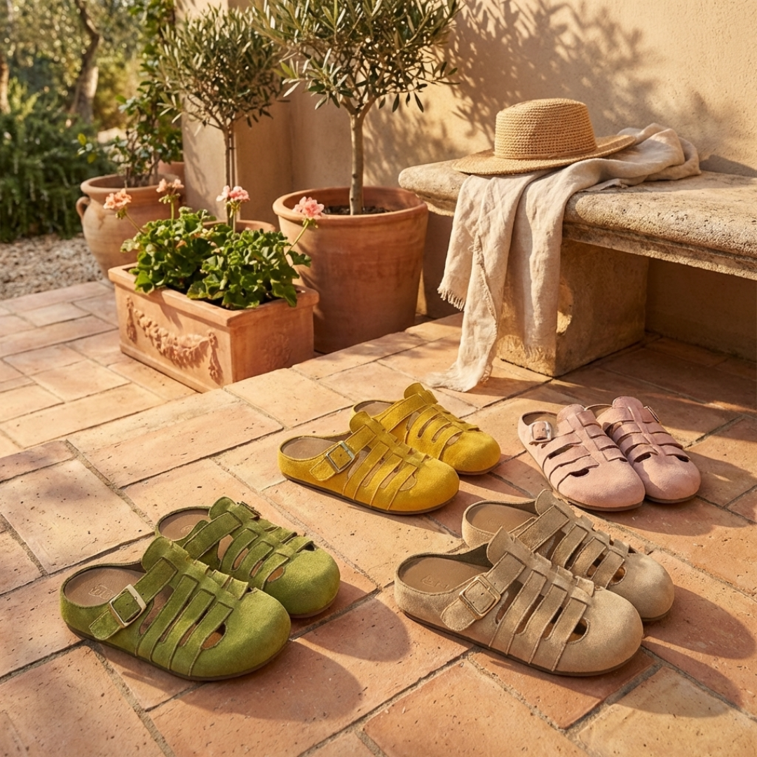 Clara | Slip-On Comfort Mules Sandals