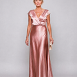 Samouse™ Cap Sleeve Wrap Bodice Maxi Dress