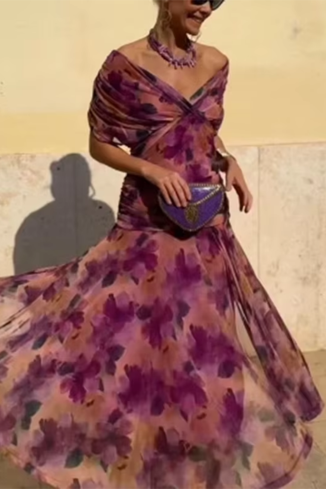 Hendrika | Coral Evening Gown