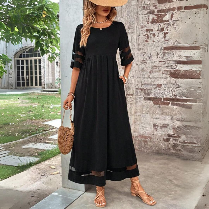 Aubrey™ | Figure-Enhancing Tummy-Control Midi Dress