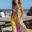 Alina | Open Air Maxi Dress