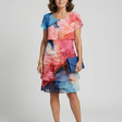 Mira | Poised Marble Knee Length Dress