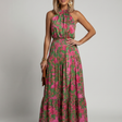 Rowen™ Draped Halter Midi Dress