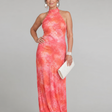 Coraline | Maxi Dress with Halter Neck and Printed Design
