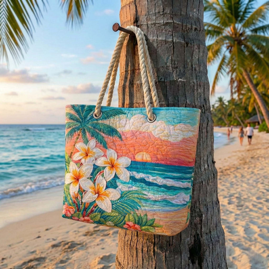Tropical Spirit Handmade Beach Bag