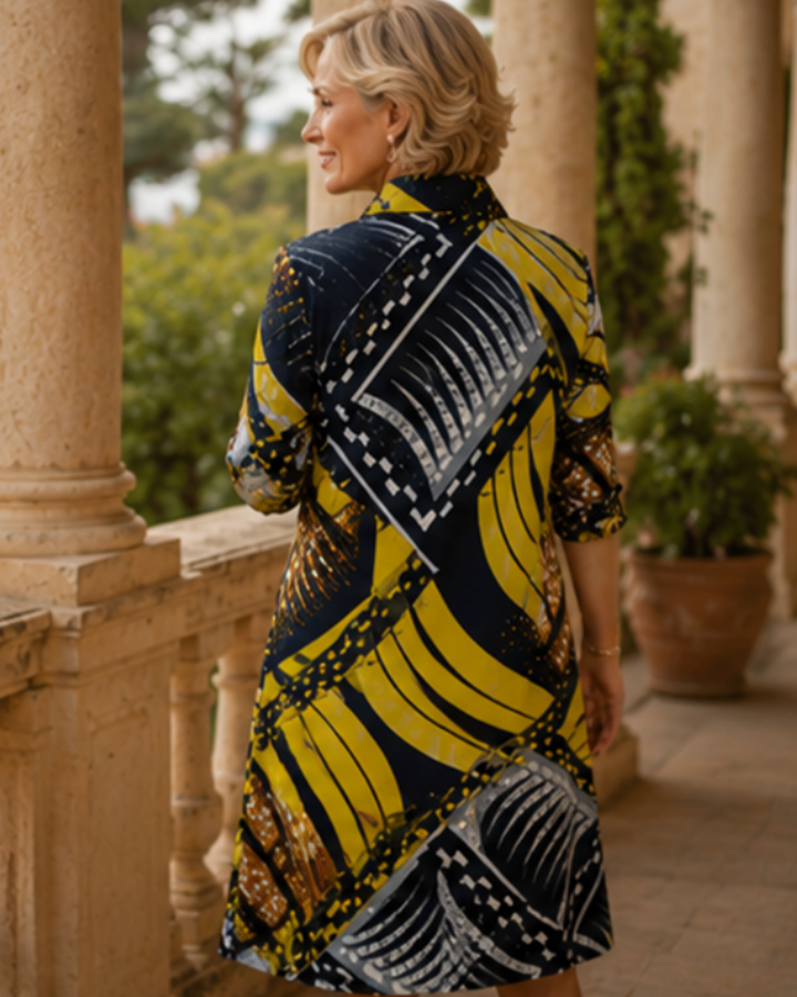 Viviana | Mediterranean Glow Dress